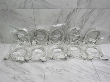 Lot of 10 NEW 6FT DB9 9 Pin Null Modem Male to Female Extension Cable Adapter