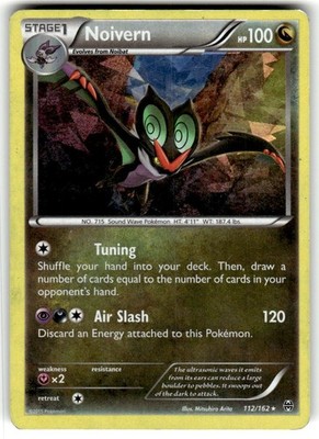 Noivern 112/162 XY Breakthrough Cracked Ice Holo Pokemon TCG