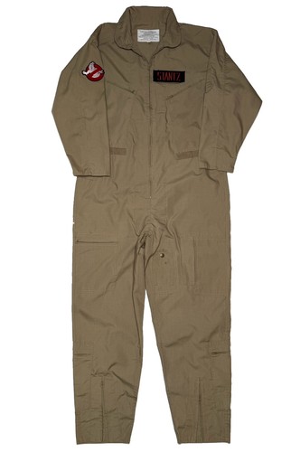 Authentic Ghostbusters Flight Suit Ray Stantz Embroidered Patches Adult M