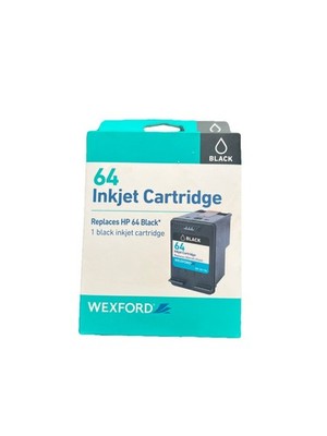 Wexford Black Ink 64 Inkjet Cartridge Brand New HP Envy Photo Tango X