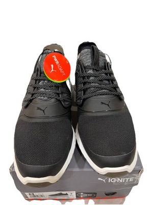 Puma Ignite Pwradapt Caged Men's Golf Shoes Spiked Cleats, Black Size 8 Wide