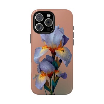 Phone Ink - iPhone | Galaxy | Pixel Case - Iris Light Purple Flower