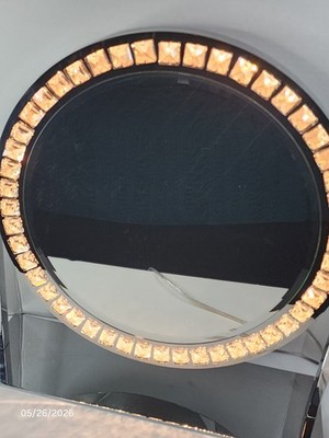Marilyn Table Top LED Vanity Mirror Chrome Glam Lux 