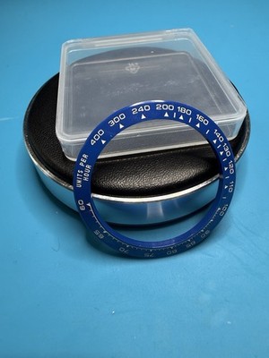 CERAMIC BEZEL FITS FOR ROLEX DAYTONA 16500 16520 116500 116520 D/BLUE ENGRAVED
