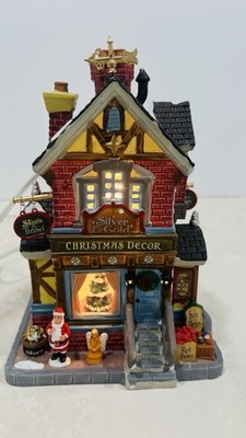 Lemax   Silver & Gold Shop  Porcelain Lighted Building 45699 Retired 2014 NEW !