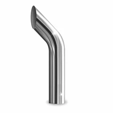 5in Diax60inL Bullhorn Top Truck Exhaust Stack- Chrome