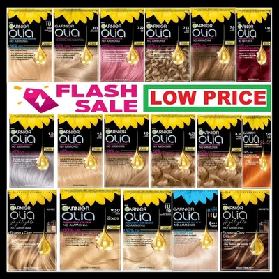 Garnier Olia No Ammonia Permanent Hair Dye, All Colours Available