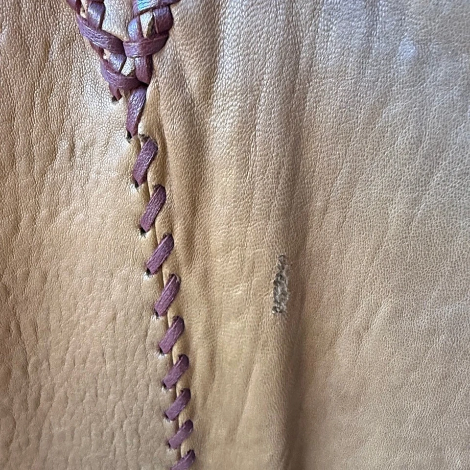 De colección Años 70 North Beach Cuero California Hombre Mantequilla Suave Chaqueta Talla Pantalones  Foto 3 de 4