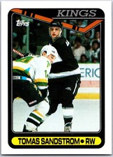 1990-91 Topps #301 Tomas Sandstrom