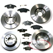 Bremsen Set Ø 276 mm + 258 mm + Beläge vorne hinten für Mercedes Sprinter 903