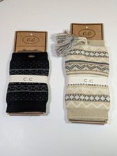 C.C Boot Cuff Women's One Size Fits All 2 Items New