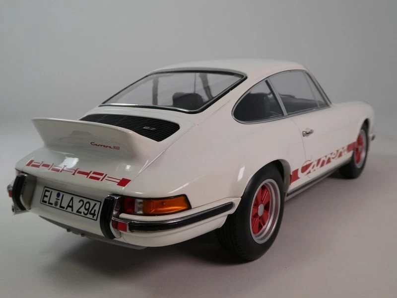 Norev Porsche 911 Carrera RS 2.7 white red 1972 1/12 127514 - Immagine 3 di 3