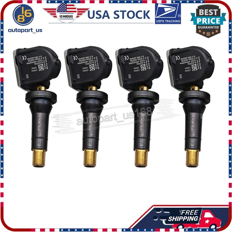 Sensor de monitoreo de presión de neumáticos 52940-E2100 TPMS para Hyundai Ioniq 6 24-25 4 piezas Foto 4 de 4