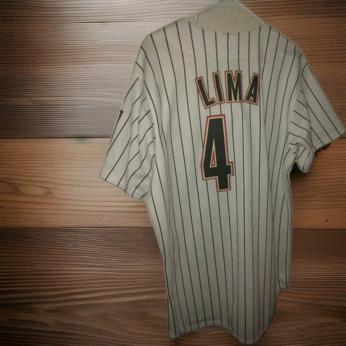 Authentic Vintage Majestic Houston Astros Jose Lima Jersey Size 46