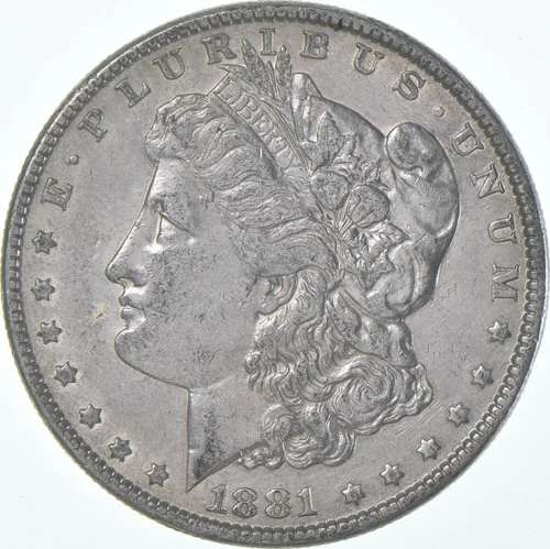 XF 1881 (P) Morgan Silver Dollar (1 coin) *0917