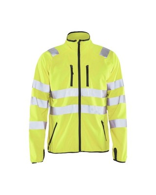 BLAKLÄDER  HighVis Softshell Arbeitsjacke HighVis gelb
