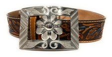 WOMEN'S WESTERN BELT BUCKLE COWBOY RODEO BUCKLE, HEBILLA CHARRA VAQUERA