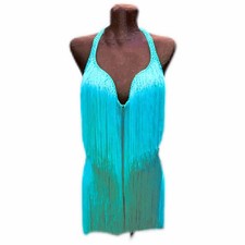 jz Handmade Women Samba Ballroom Swing Salsa Rumba Latin Dance Dress RHYTHM