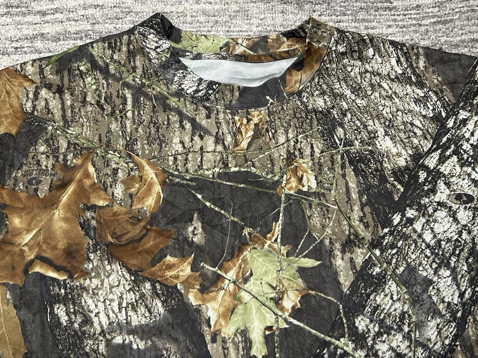 Mossy Oak T Shirt Mens 2XL XXL Camo Field Staff Short Sleeve Hunting Outdoor - Image 2 of 4