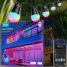 Govee RGBW Smart Outdoor String Lights 2, 144ft Outdoor Lights Model H7039