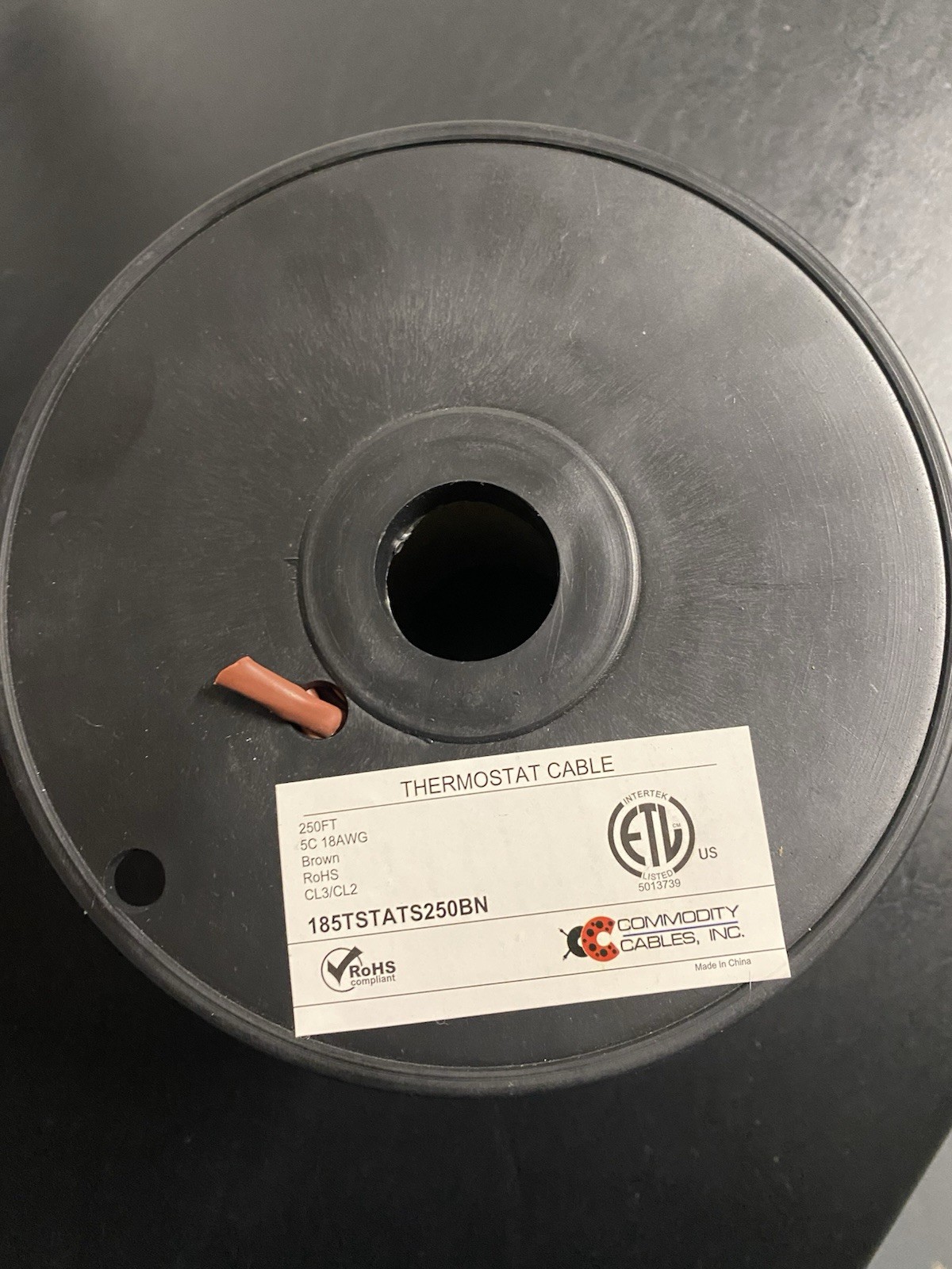 thermostat wire 18-5 250 Feet