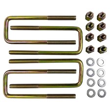 4PCS Square U-Bolts 2.5" Wide Leaf Springs 8.75" Long Trailer U Bolt Kit