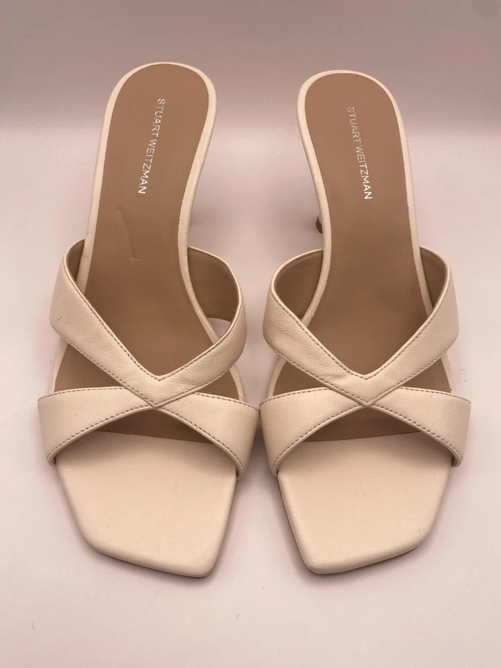 Stuart Weitzman Women's Miami 50 Slide Strap Sandal Sz 9.5 - Image 2 of 4