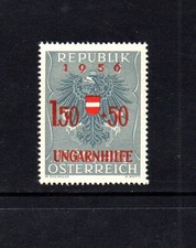 AUSTRIA _ 1958  HUNGARIAN REFUGEES  Optd. & SURCHARGED 1.50 + 50 _ MLH ____(923)