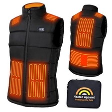 Heated Vest for Men Women with 16000mAh 7.4V Battery Pack Large-X-Large