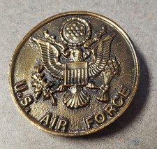 Vintage US Air Force Belt Buckle Solid Brass United States Military