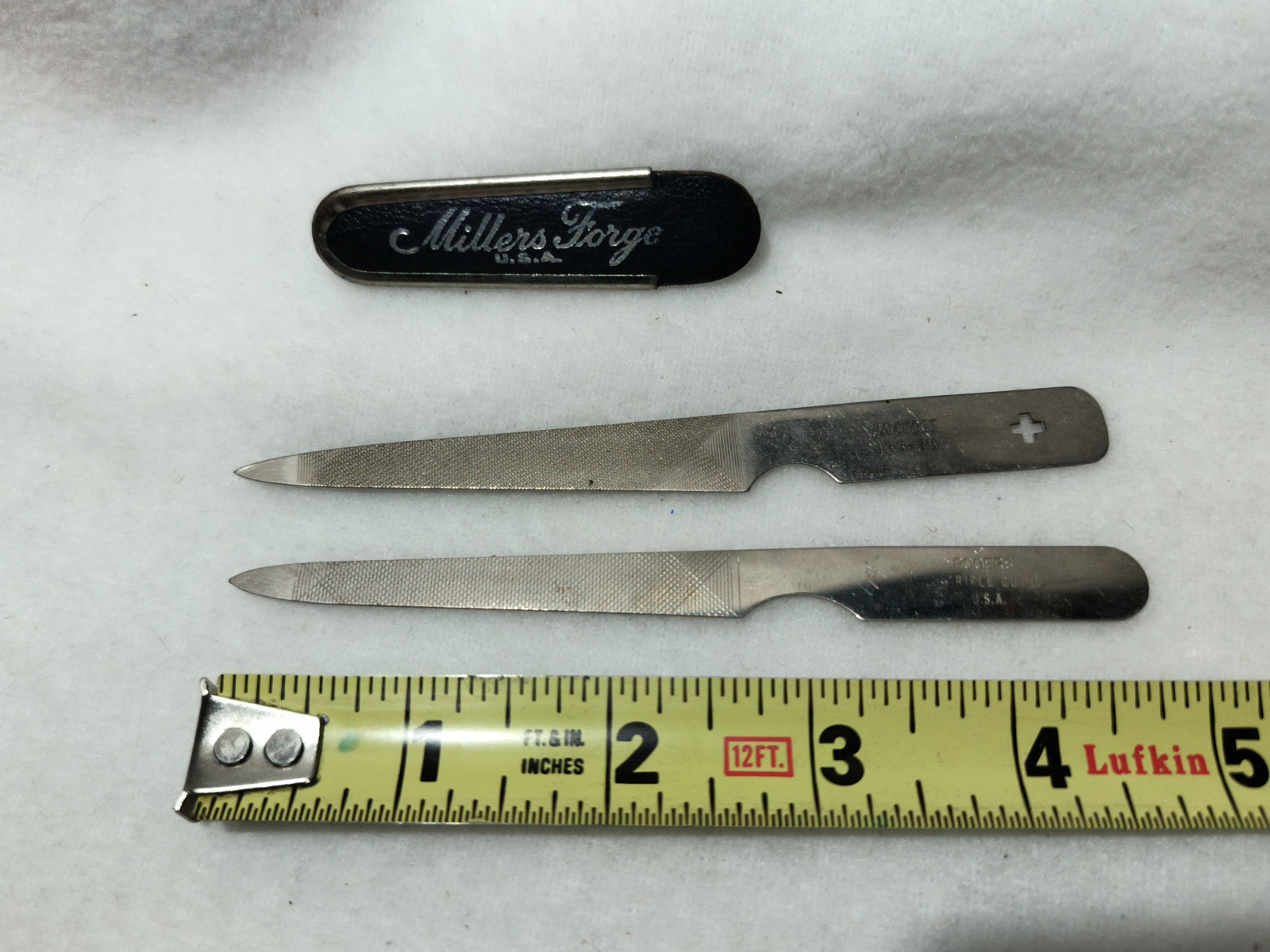 Vtg. Lacrosse Stainless Steel Nail Manicure Pedicure File Rogers Millers Forge