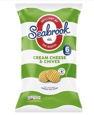 Seabrook Crisps Cream Cheese Chives 6pk 25g Each