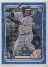 2020 Bowman Chrome Prospects Blue Shimmer Refractor 84/150 Antonio Cabello c5r