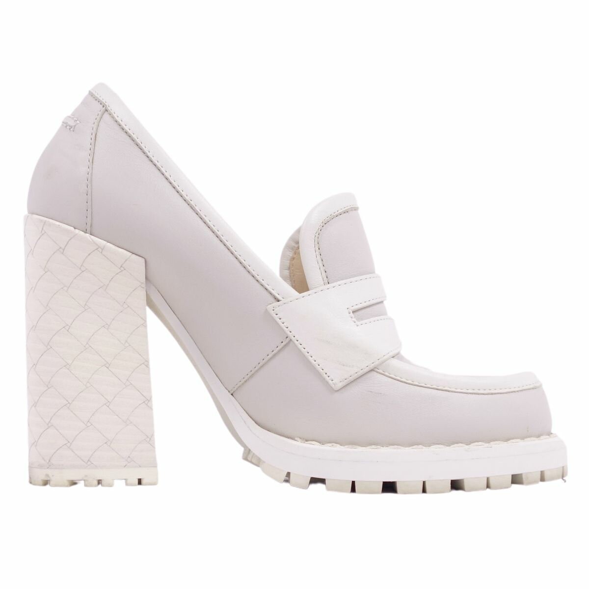 Bottega Veneta Pumps Loafer Heels Intrecciato Leather Shoes Women's Used MOLO-0 thumbnail 16