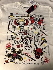Stranger Things Hellfire Club Graphic T-Shirt…Size X large 