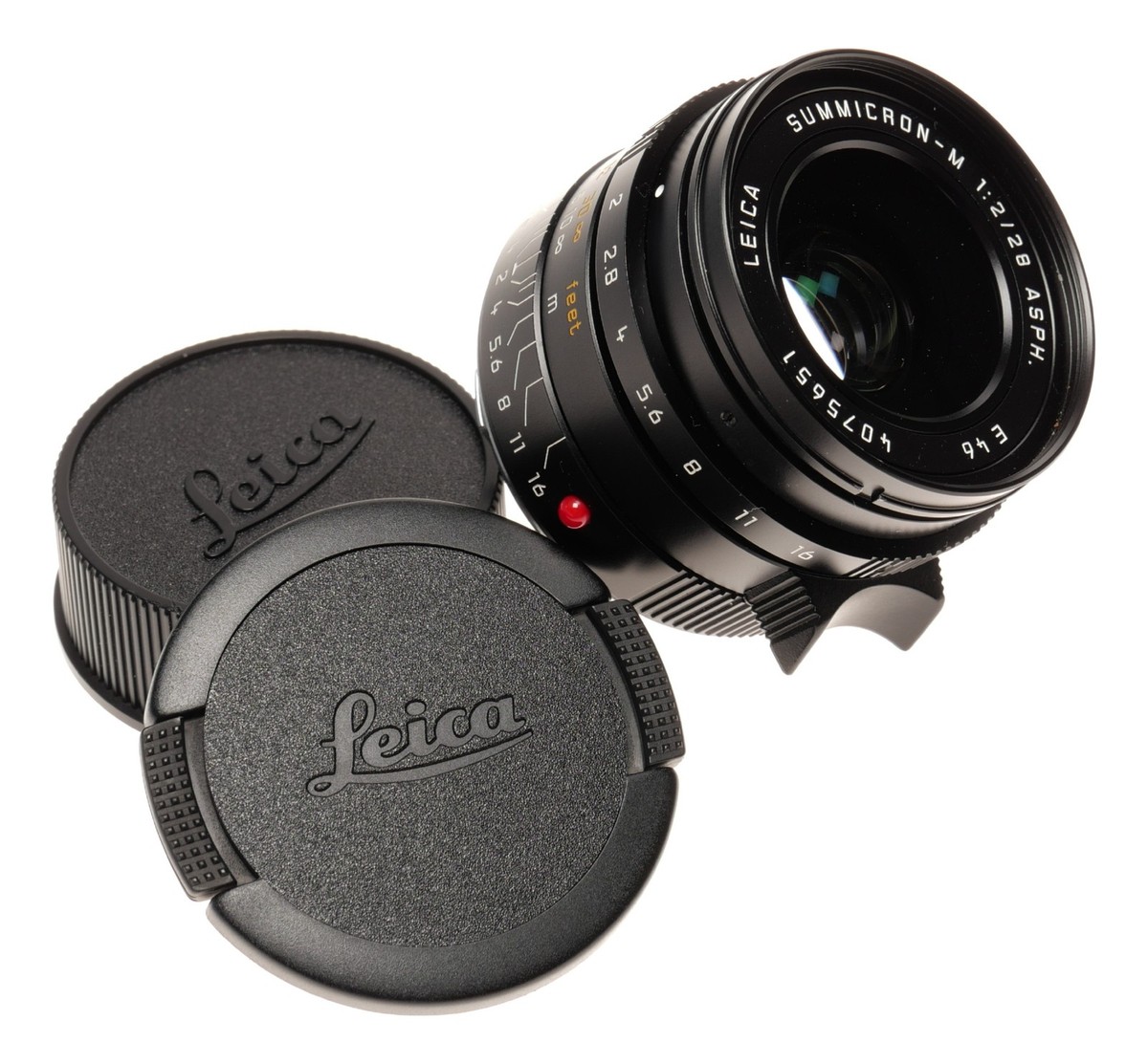 Leica Summicron-M 28 f/2 Asph. 11604 Black 2/28 mm f2 6-Bit Lens