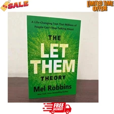 The Let Them Theory By Mel Robbins, Paperback..... A Life-changing Tool Book USA
