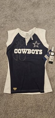 Womens Dallas Cowboys Go Go Go Sleveless Shirt Medium