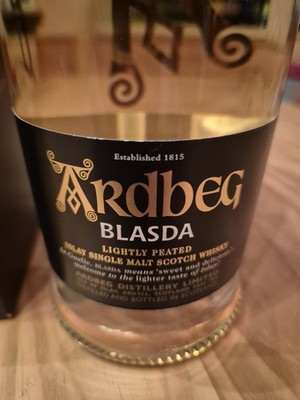 Ardbeg Blasda,  peated Single Malt Whisky 2008