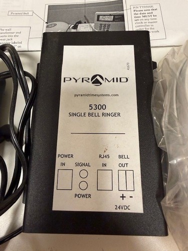Single Bell Ringer Pyramid 24 Volt Single Zone Bell Ringer 5300 | eBay Australia