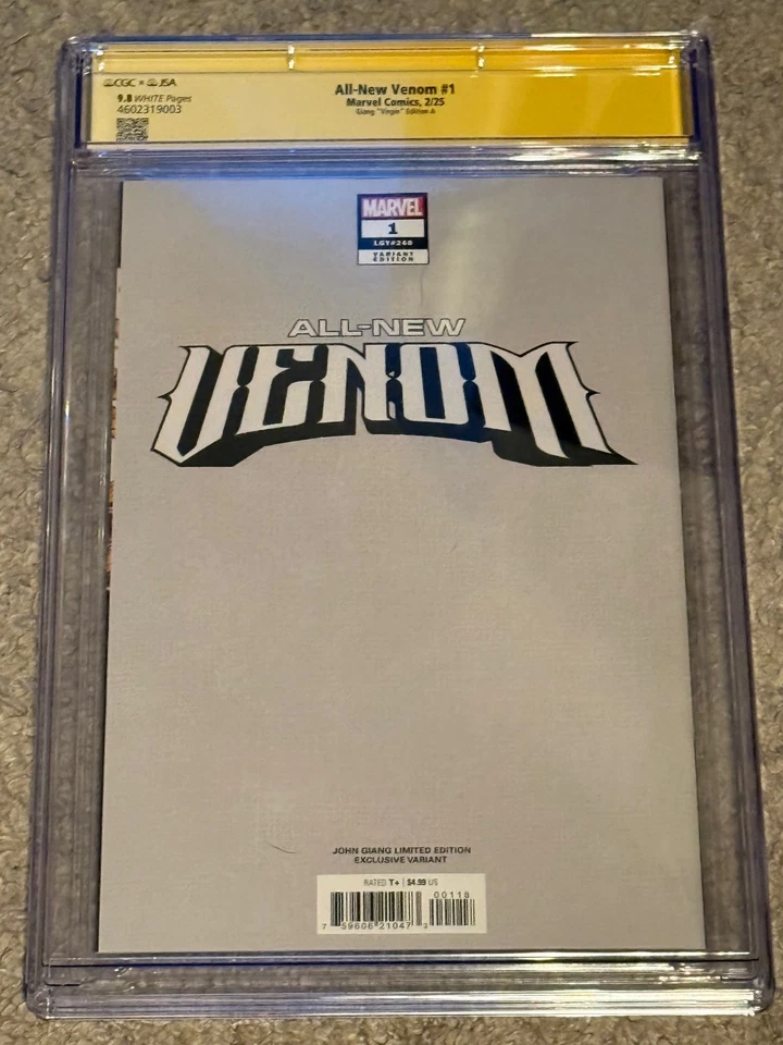 All New Venom #1 - CGC SS 9.8 - Signed By John Giang Virgin Exclusive LTD 1000 - Image 2 of 2