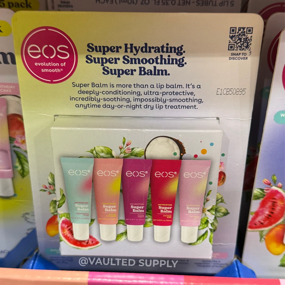 EOS Super Balm 24H Moisture Lip Balm 5 Tubes Pack – Choose 1 Pack or 2 Pack - Image 4 of 4