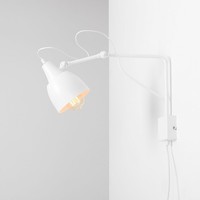 Industrielle Skandinavische Wandlampen Auf Dem Ausleger 1X15W/E27 IP20 Weiß