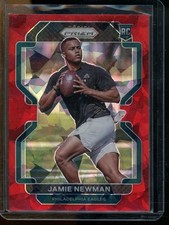 2021 Panini Prizm Jamie Newman Red Ice Rookie Philadelphia Eagles #397