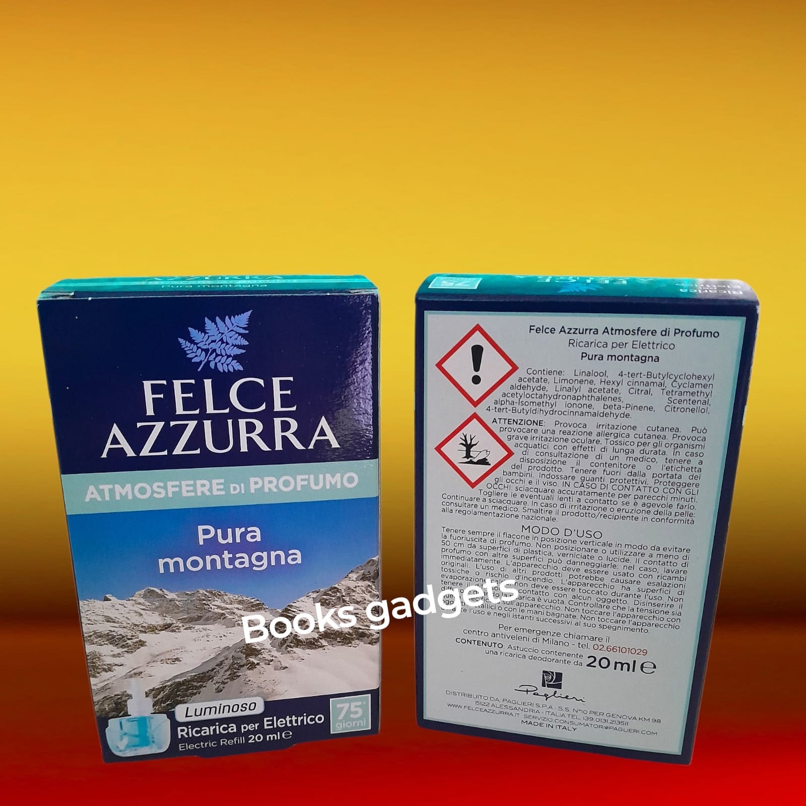12 Ricariche Felce Azzurra Pura Montagna per Diffusore Elettrico 20ml