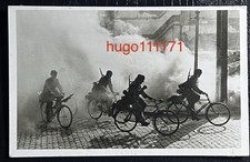 German Postcard  ww2 Radfahrerkompanien bleiben Immer am Feind.