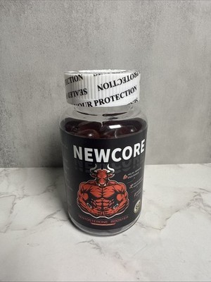 Newcore Testosterone Booster, Endurance Booster, Men s Health, 60 Gummies