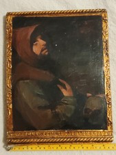 Vecchio quadro Retablo stile barocco spagnolo opera d'arte dopo Francisco De Zurbarán