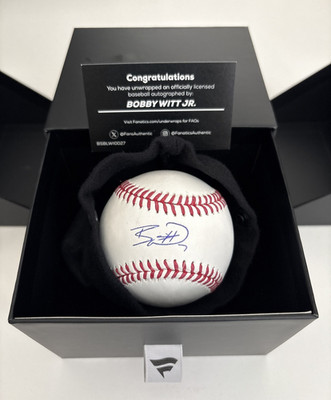 2025 Fanatics Under Wraps Autographed MLB Baseball Bobby Witt Jr
