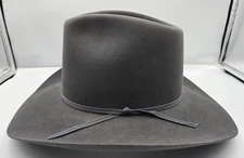 Resistol Self Conforming 4X  Size 6 7/8 Tycoon Granite Grey 